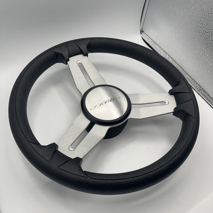 Model 15A Marine Steering Wheel Brushed Alum Spokes | Bentley Boats