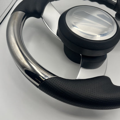 Model M533 Boat Steering Wheel Polished Aluminum Spoke | Tige