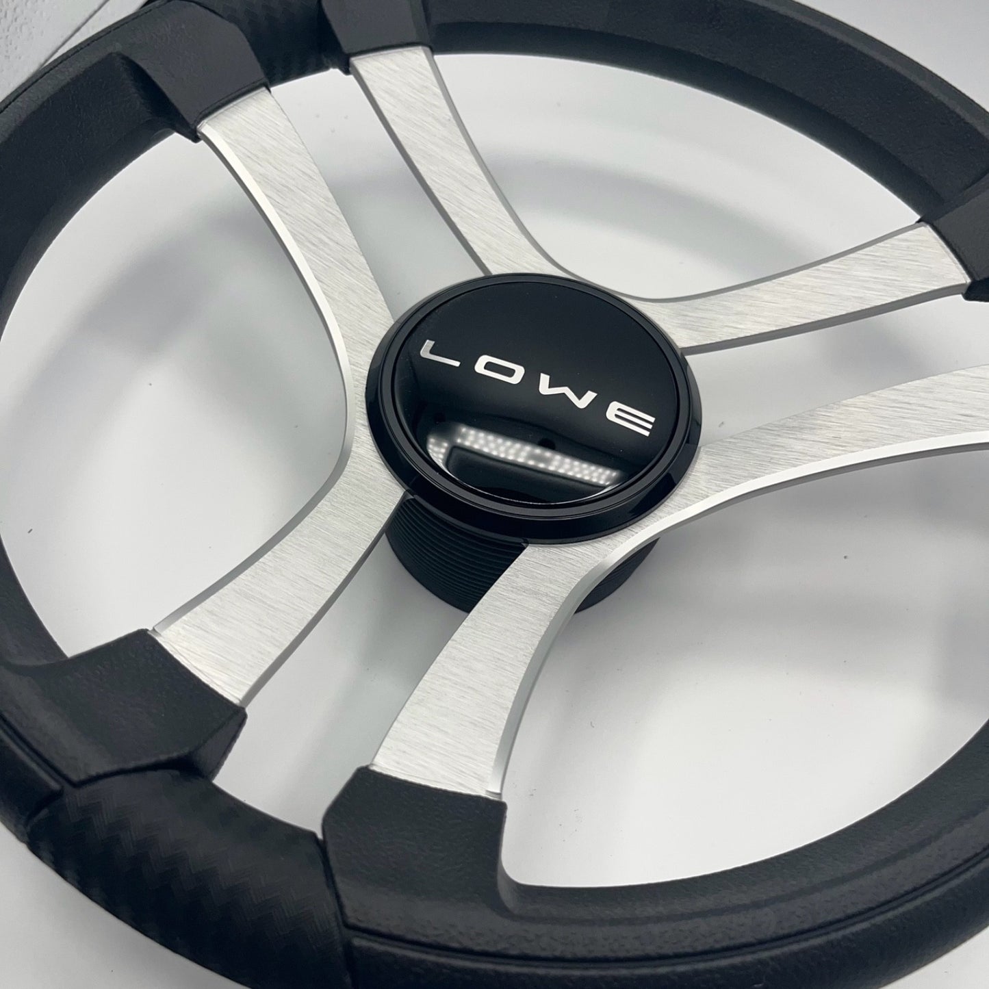 Benaco Boat Steering Wheel Brushed Aluminum Spokes | Lowe Boats