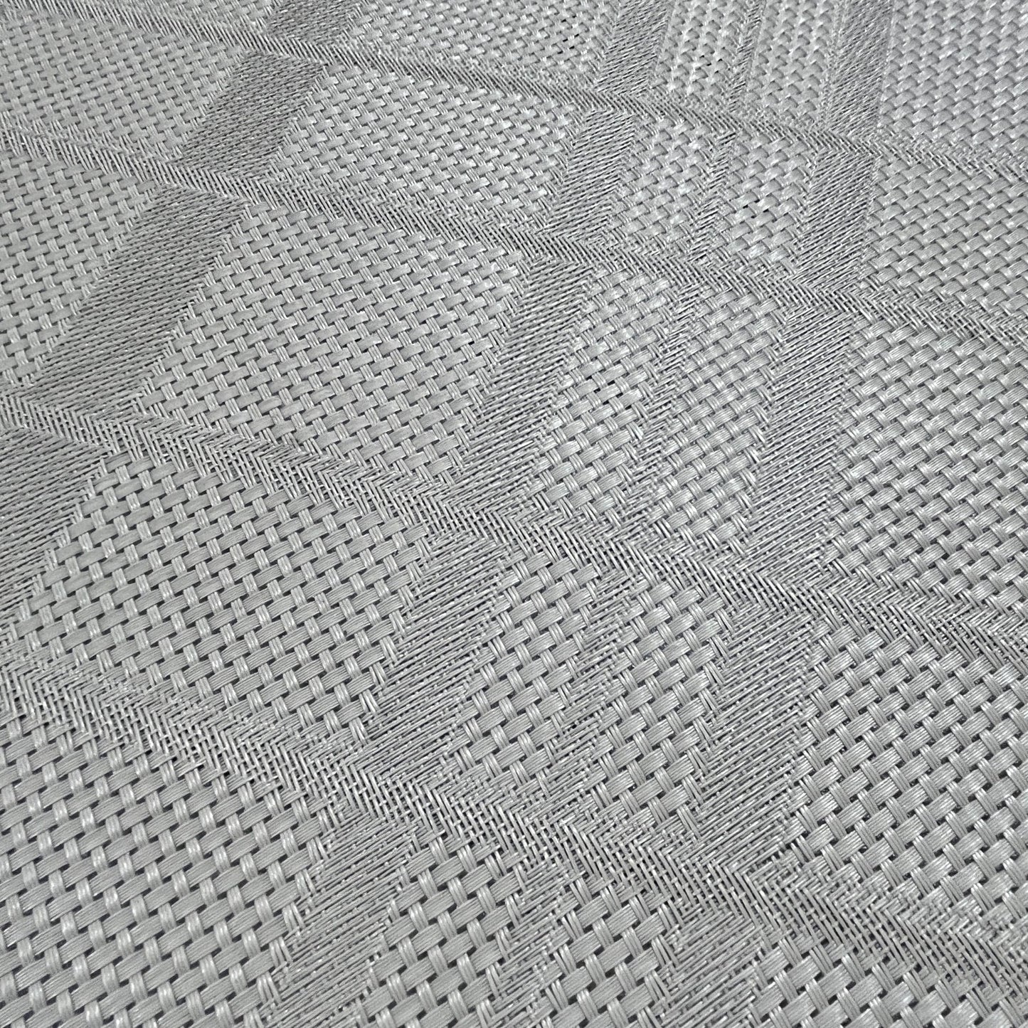 Woven Vinyl Flooring | Lattice - Grey Brook | 4' W | Choose Your Length