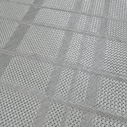 Woven Vinyl Flooring | Lattice - Grey Brook | 4' W | Choose Your Length