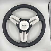 Model 15 Marine Steering Wheel Brushed Aluminum Spokes | Crest Logo