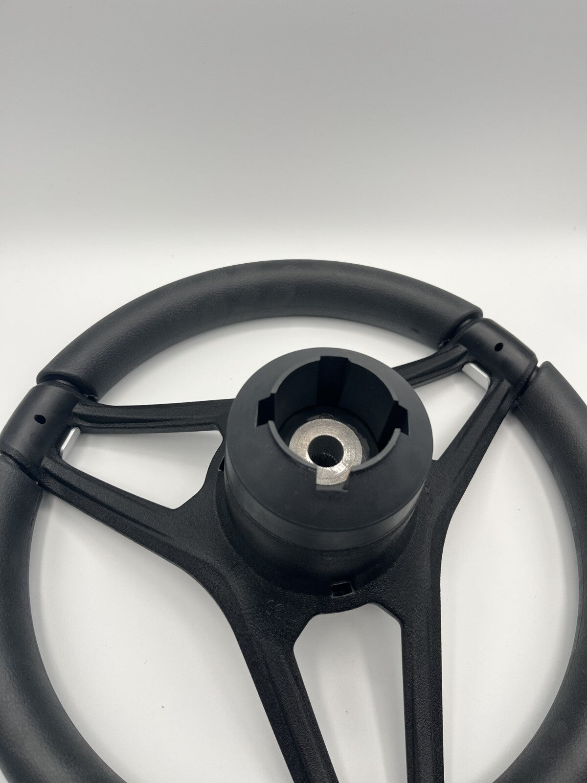 Molino Black & Silver Accents Golf Cart Steering Wheel fits E-Z-GO Carts