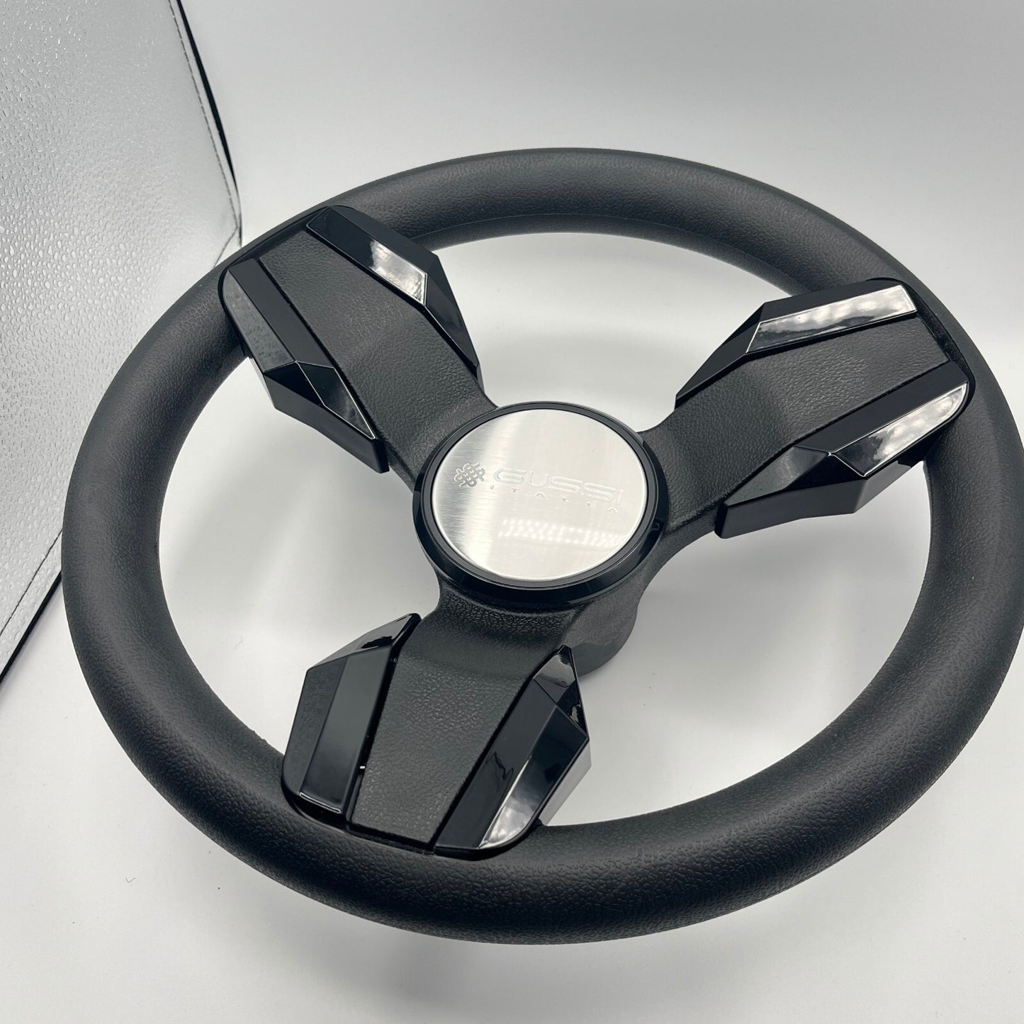 Collina Black Golf Cart Steering Wheel fits YAMAHA carts