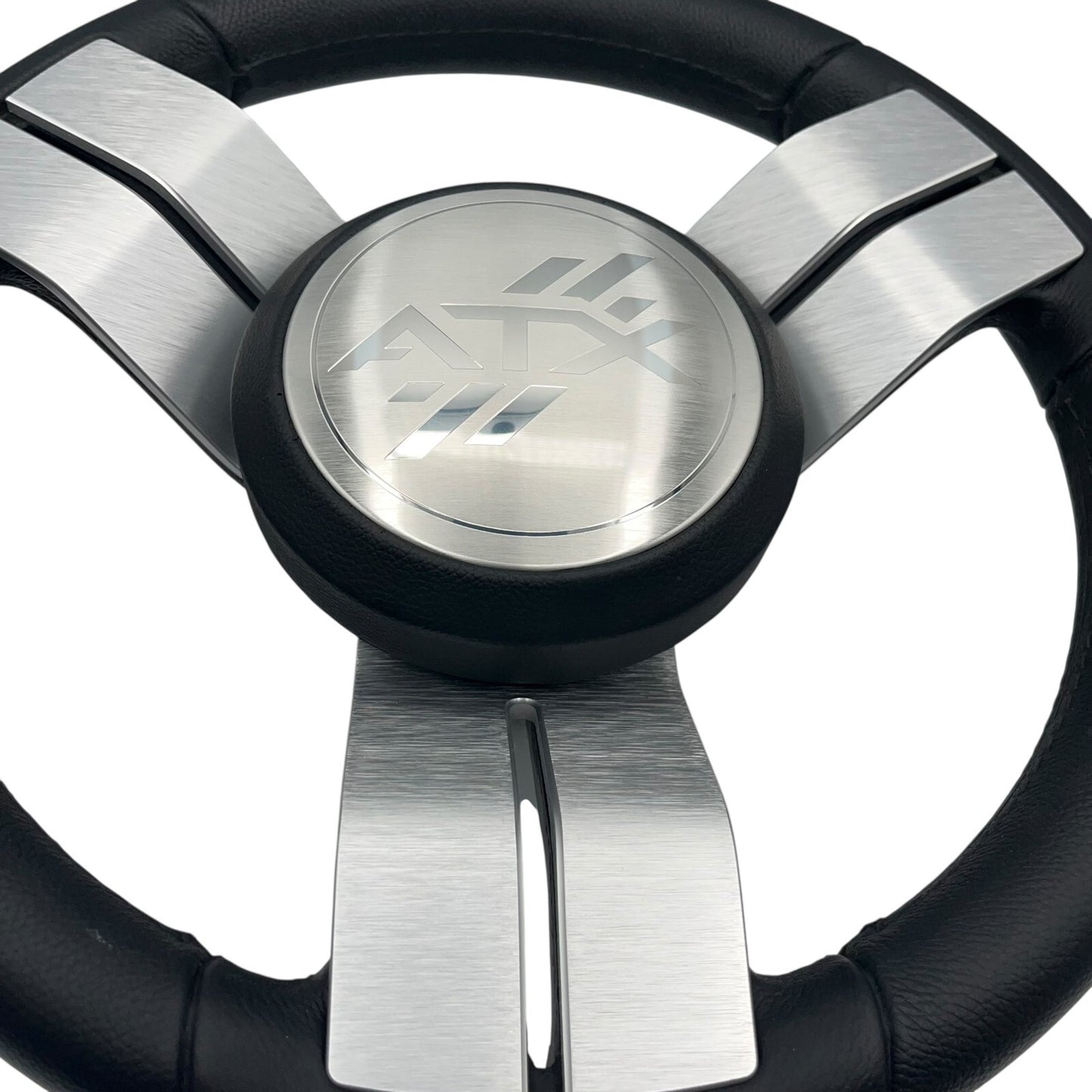 Gussi Italia Marine Steering Wheel Stainless Steel Spoke Soft Touch Rim | ATX