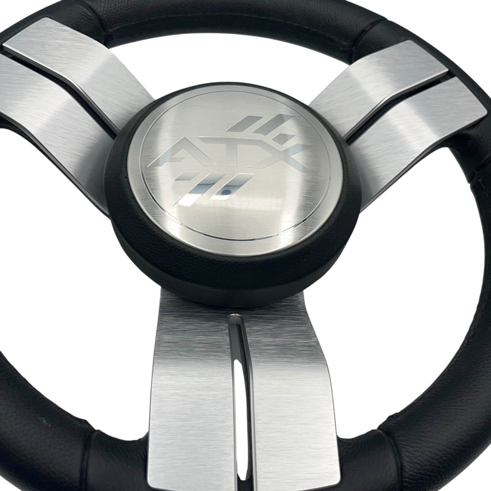 Gussi Italia Marine Steering Wheel Stainless Steel Spoke Soft Touch Rim | ATX
