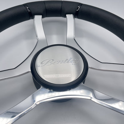 Malera Boat Steering Wheel Chrome Spokes | Bentley