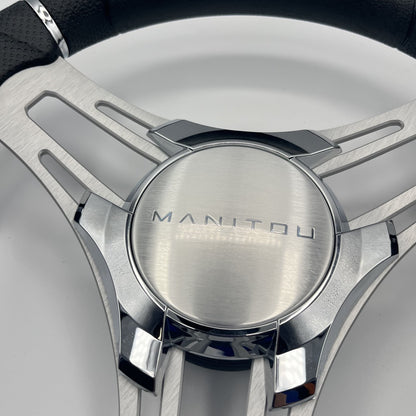 Verona Boat Steering Wheel Brush Alum Spoke | Manitou Boats