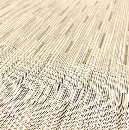 Woven Vinyl Flooring | Bamboo - Oat | 6' Width | Choose Your Length
