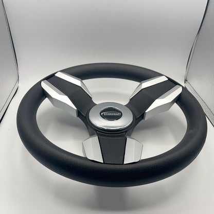 Collina Boat Steering Wheel Brushed Inserts - Keyed ONLY