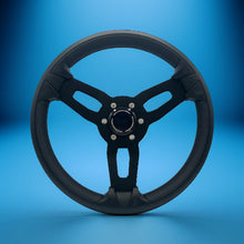 Model 15 Boat Steering Wheel Blk Brushed Alum Spokes | Bennington