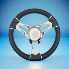 Gussi Italia Boat Steering Wheel Brushed Aluminum Spokes | Manitou Boats