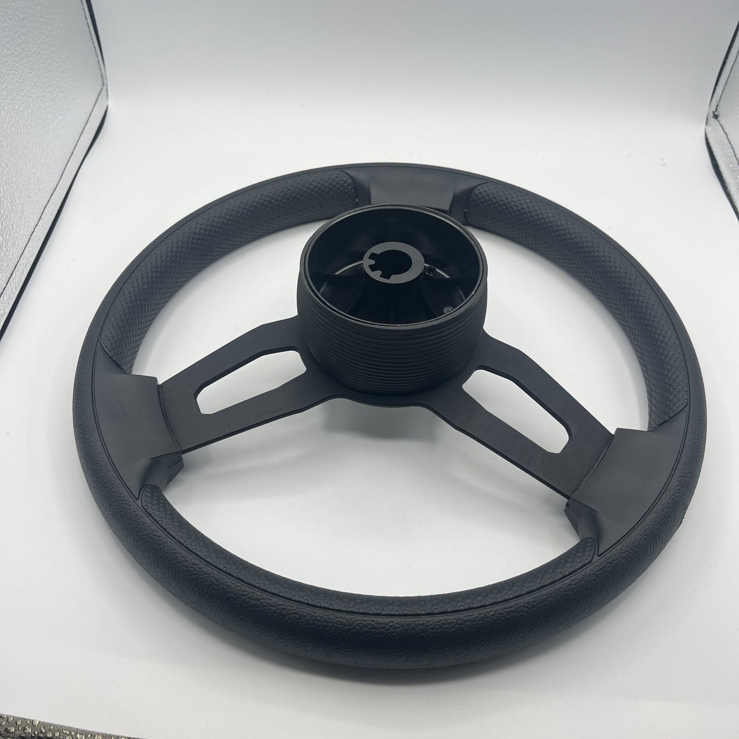 Gussi Italia Model 15 Steering Wheel Blk Brushed Alum Spokes | Bennington