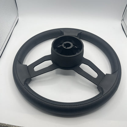 Gussi Italia Model 15 Steering Wheel Blk Brushed Alum Spokes | Bennington
