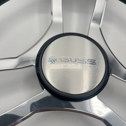 Malera Boat Steering Wheel Chrome Spokes | Gussi Dome Black Rim