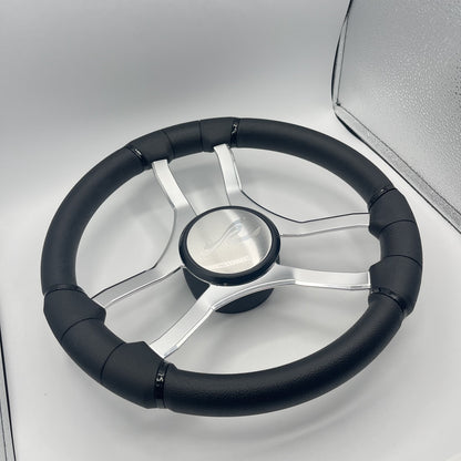Malera Boat Steering Wheel Chrome Spokes | SeaRay