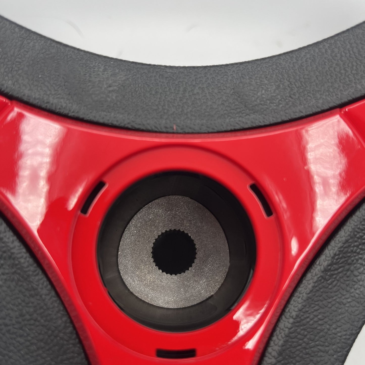 Brenta Black & Red Golf Cart Steering Wheel Fits Yamaha Golf Carts