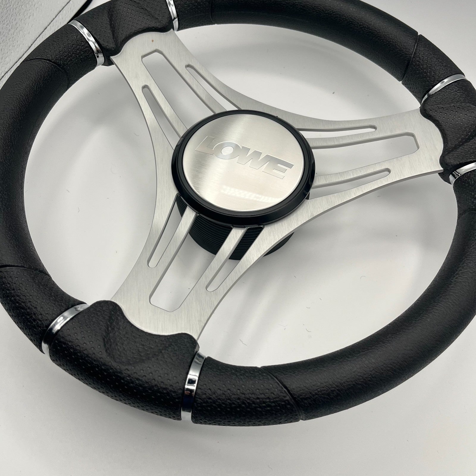 Verona Boat Steering Wheel Brushed Aluminum Spokes | Lowe