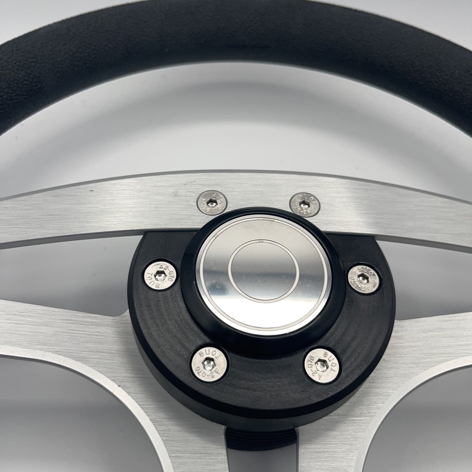 Badia Boat Steering Wheel Brushed Aluminum Spokes | Target Snap-in