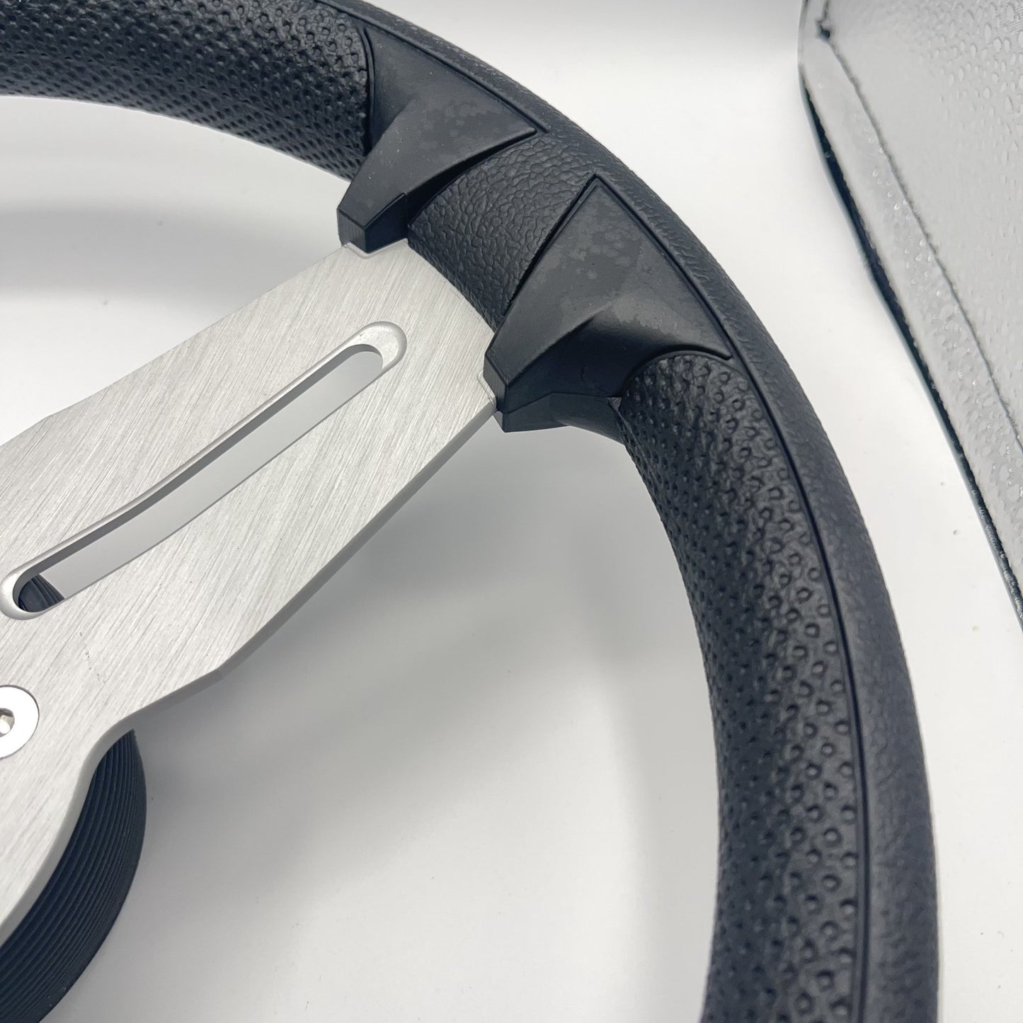Model 15 Marine Steering Wheel Brushed Aluminum Spokes | Gussi Logo