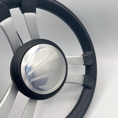 Benaco Boat Steering Wheel Brushed Aluminum Spokes | Tige Boats