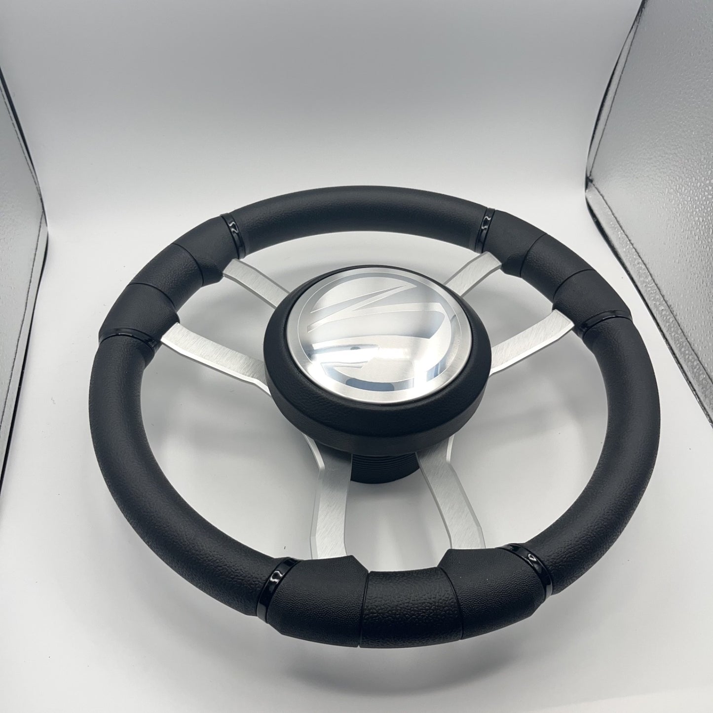 Malera Boat Steering Wheel Brushed Aluminum Spokes | Tige Boats