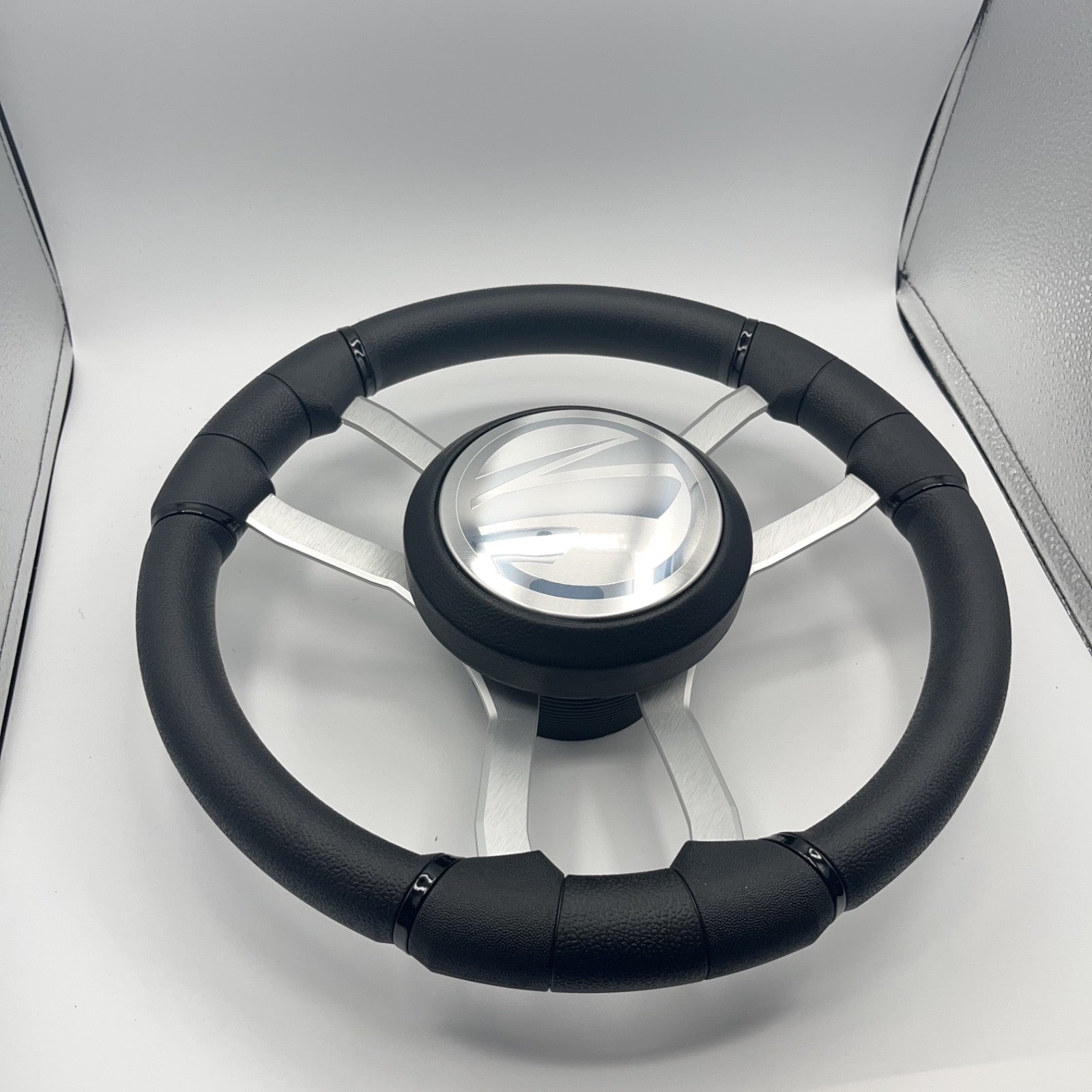 Malera Boat Steering Wheel Brushed Aluminum Spokes | Tige Boats