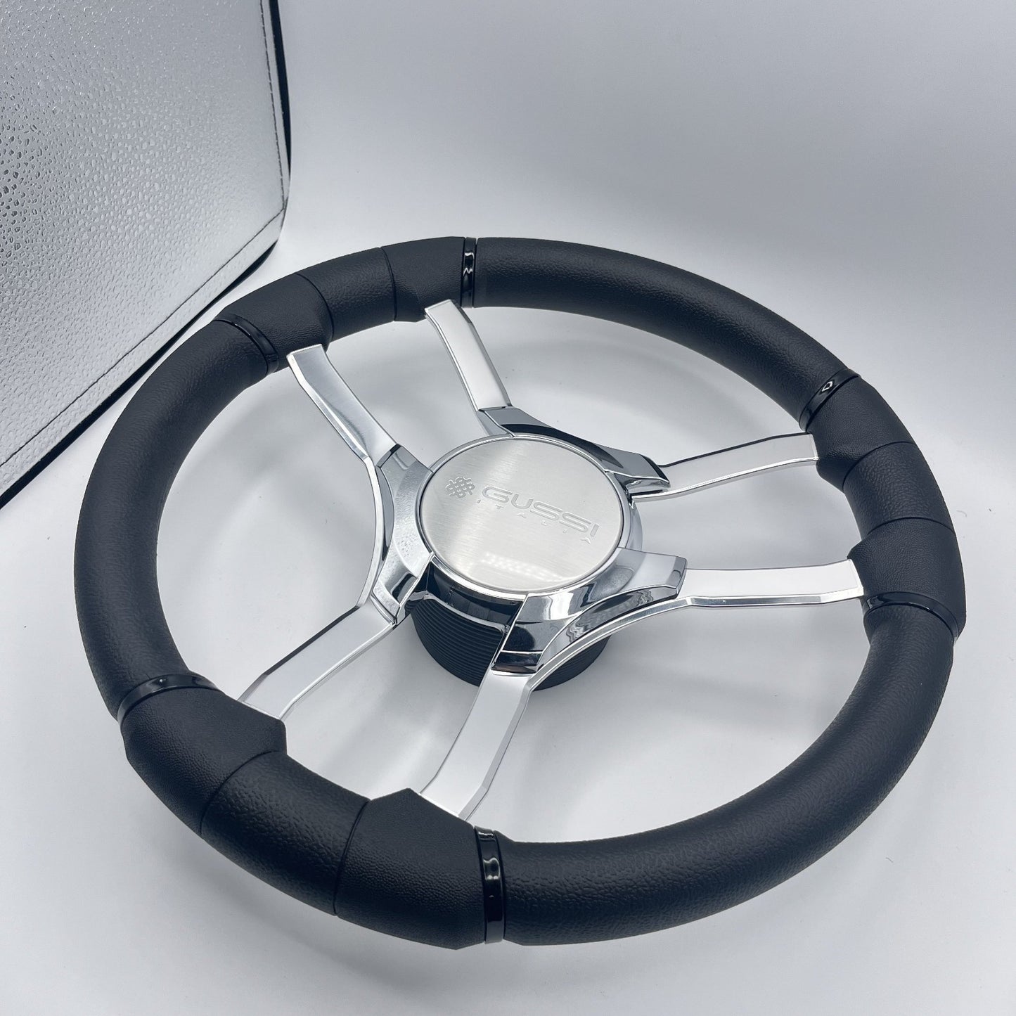 Malera Boat Steering Wheel Chrome Spokes | Gussi Italia