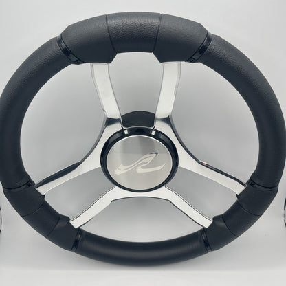 Malera Boat Steering Wheel Chrome Spokes | SeaRay