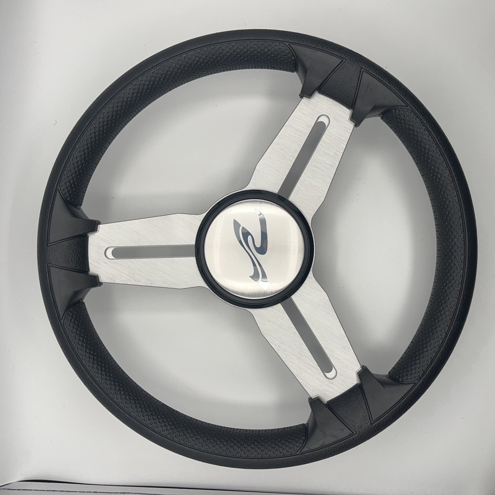 Model 15A Marine Steering Wheel Brushed Alum Spokes | SeaRay Boats
