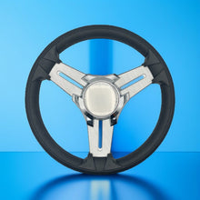 Model 15 Marine Steering Wheel Brush Alum Spokes | Starcraft Chrome