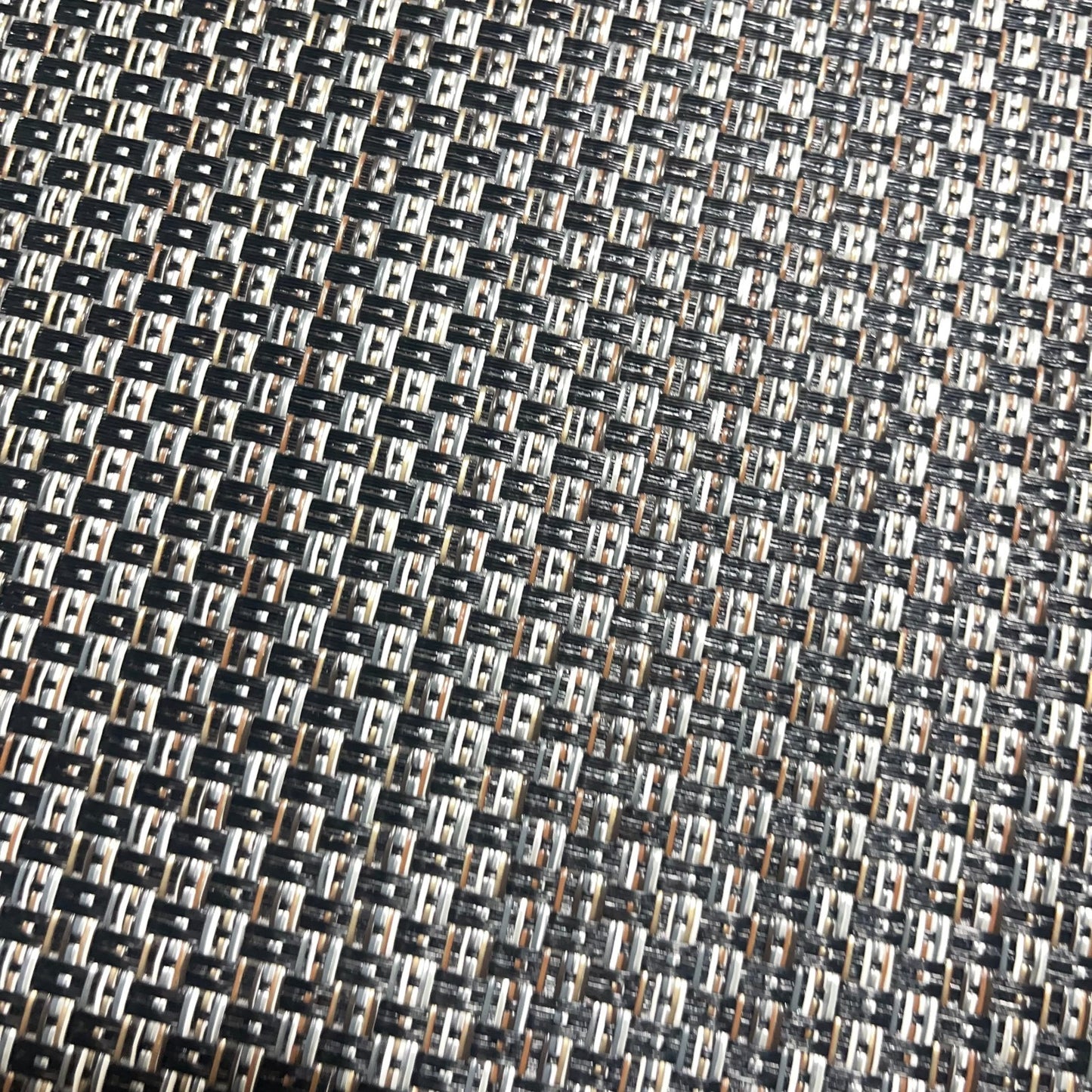 Woven Vinyl Flooring | Urban Weave-Wrought Iron | 8'6" W | Choose Your Length
