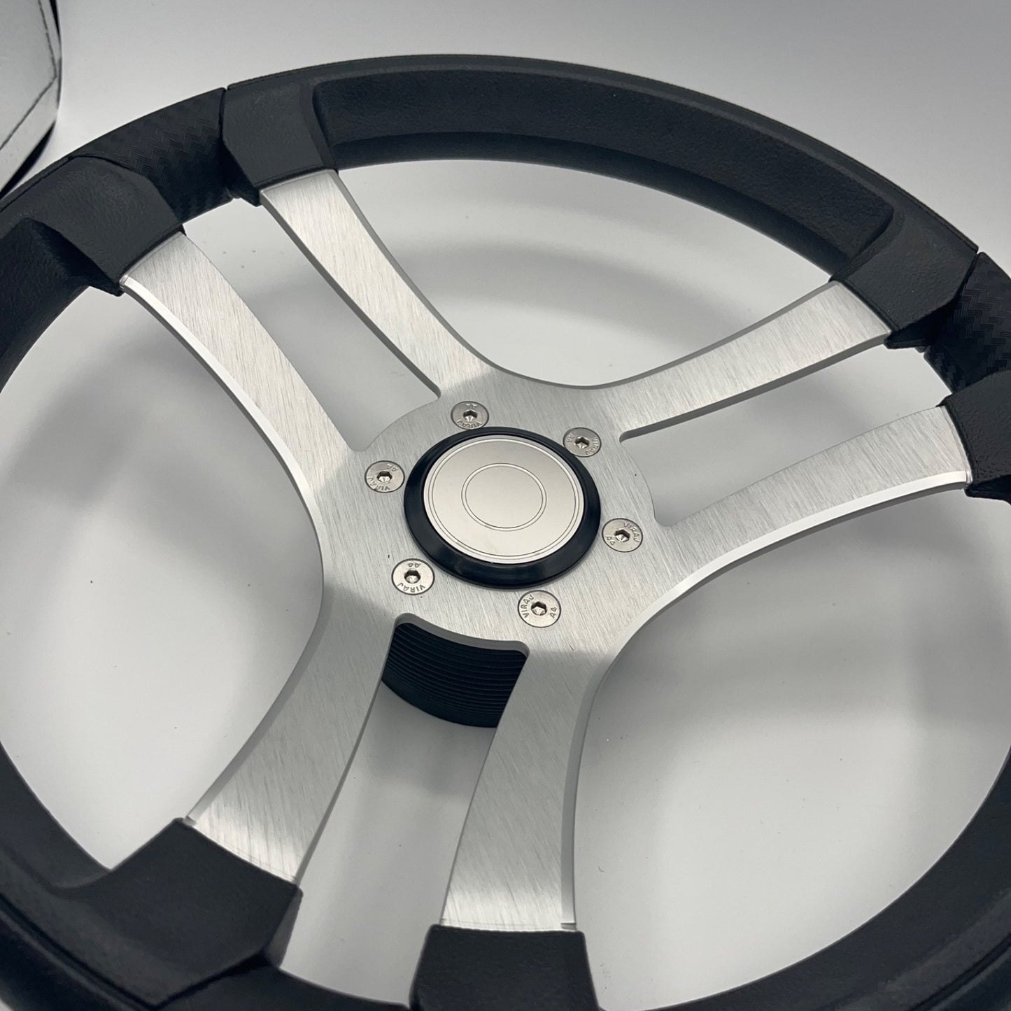 Benaco Boat Steering Wheel Brushed Aluminum Spokes | Target Snap-in