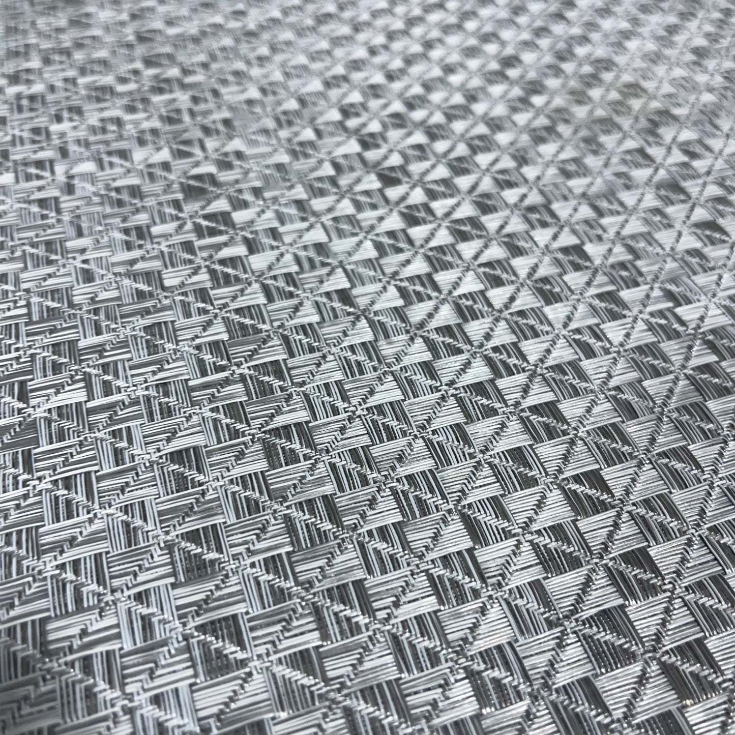 Woven Vinyl Flooring | Ribbon - Silver Lining | 8'6" W | Choose Your Length
