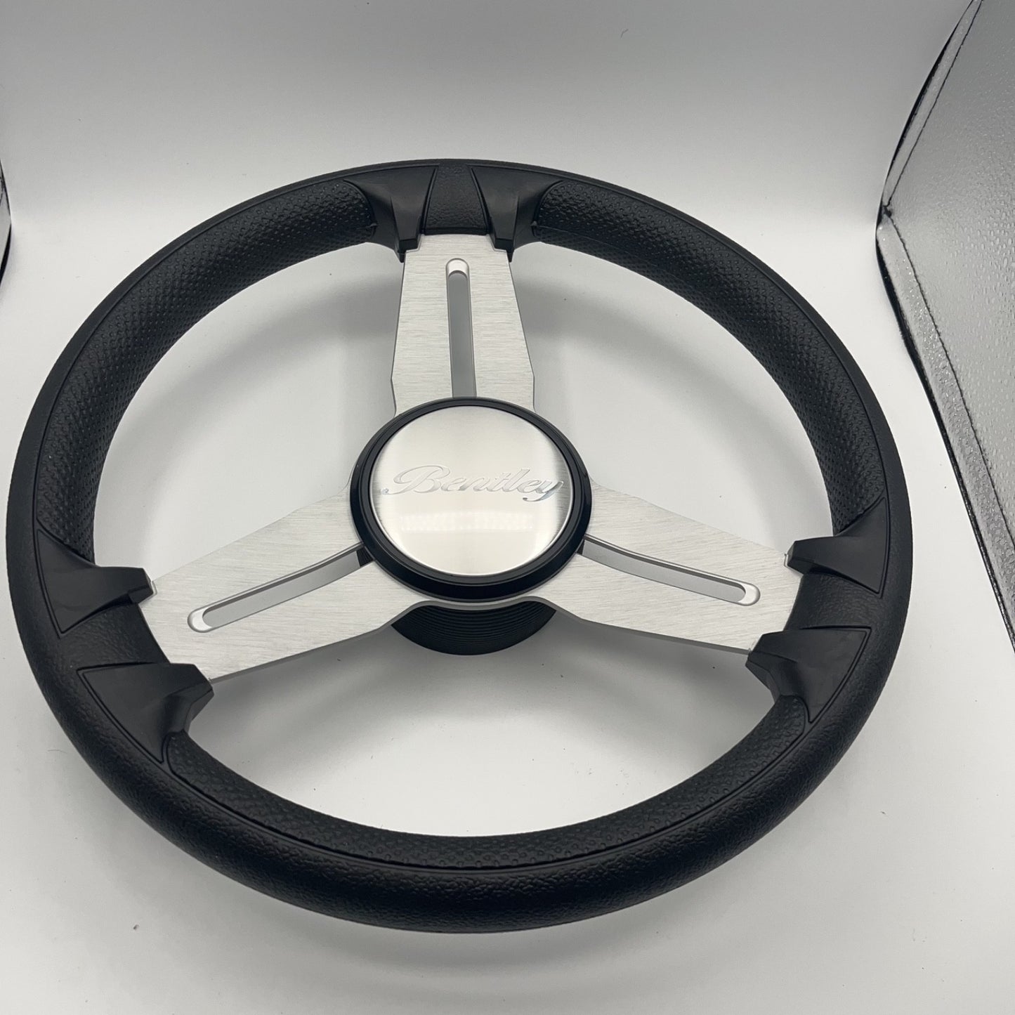 Model 15A Marine Steering Wheel Brushed Alum Spokes | Bentley Boats
