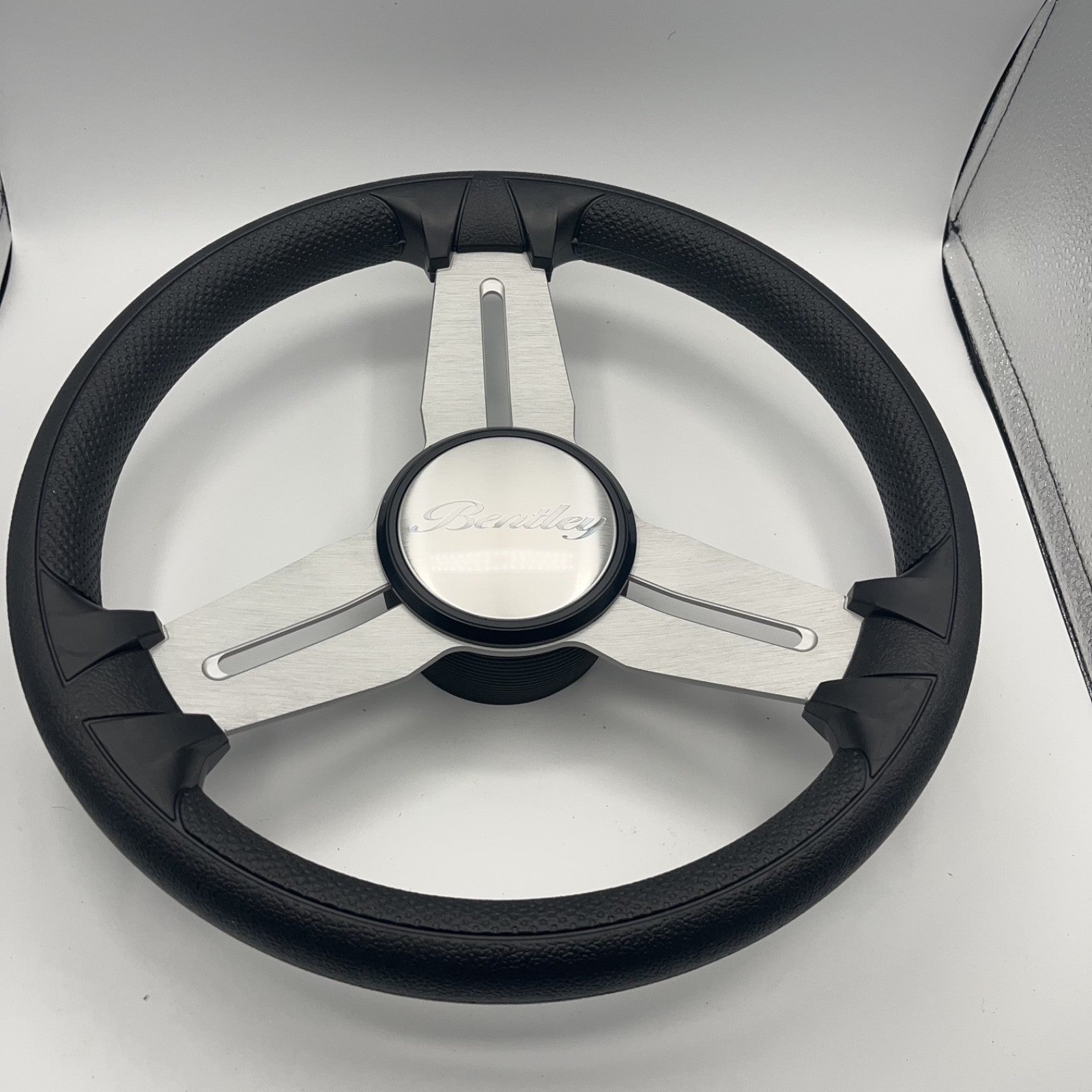 Model 15A Marine Steering Wheel Brushed Alum Spokes | Bentley Boats