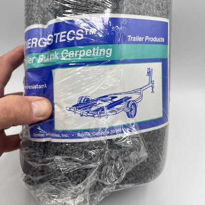 Syntec 8" x 12' Charcoal Trailer Bunk Carpeting for Boat Trailers - 16oz