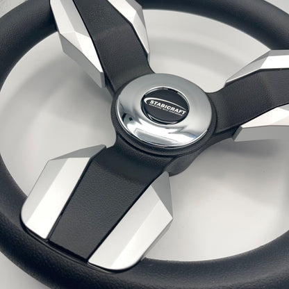 Collina Boat Steering Wheel Brushed Inserts - Keyed ONLY