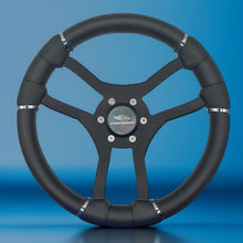 Malera Boat Steering Wheel Black Aluminum Spokes | Chaparral Boats