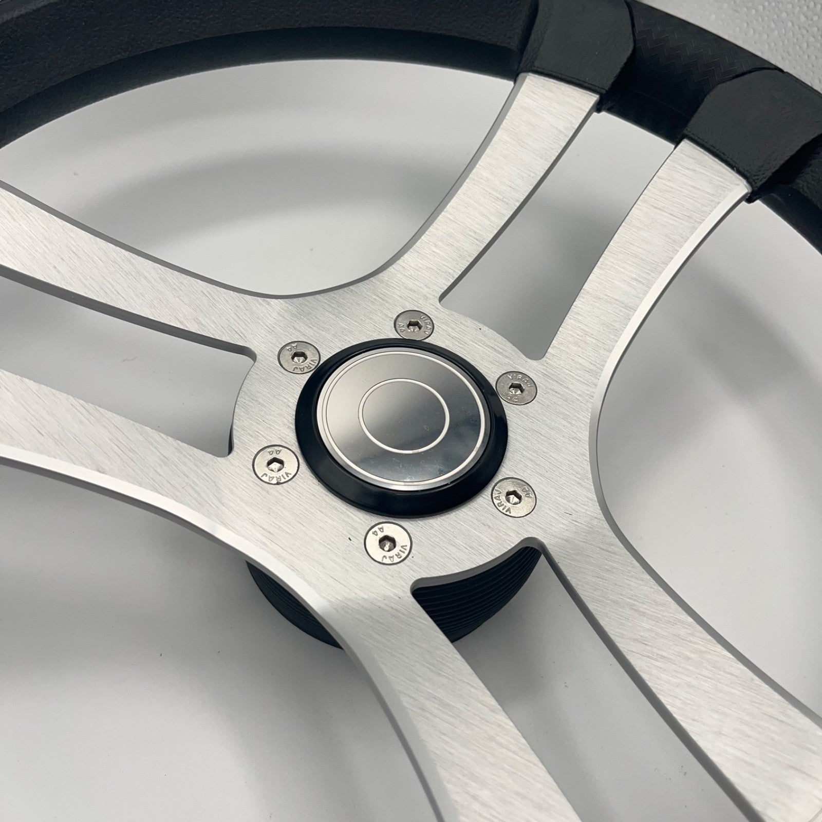 Benaco Boat Steering Wheel Brushed Aluminum Spokes | Target Snap-in