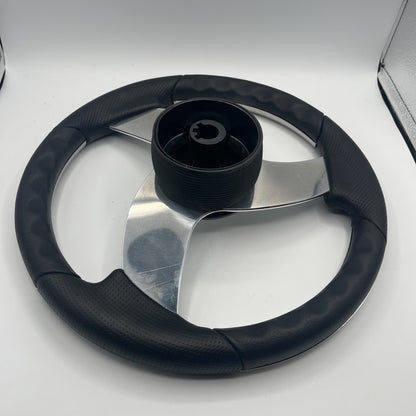 Model M533 Boat Steering Wheel Polished Alum Spoke | Lowe