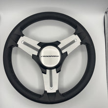 Model 15 Marine Steering Wheel Brushed Aluminum Spokes | Moomba
