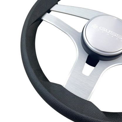 Badia Boat Steering Wheel Brushed Aluminum Spokes