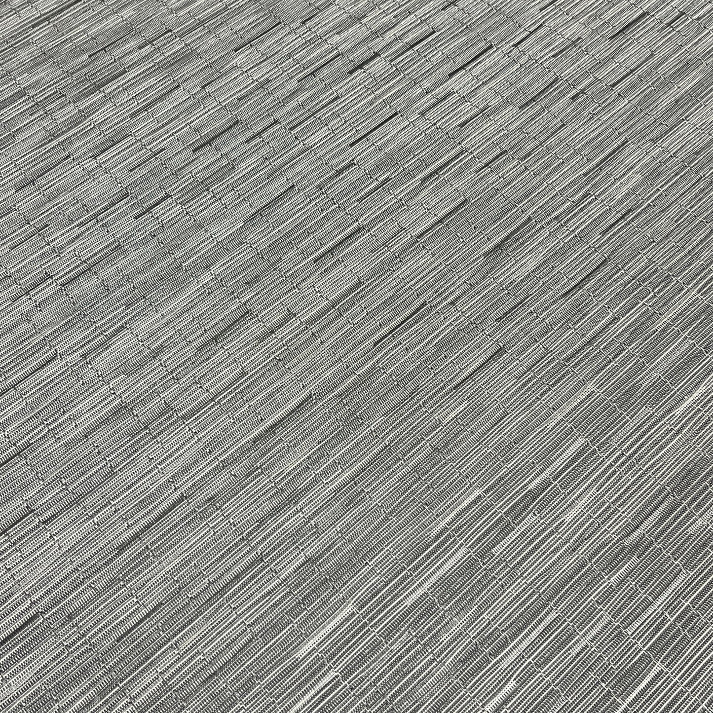 Woven Vinyl Flooring | Thatch - Steel | 6' W | Choose Your Length