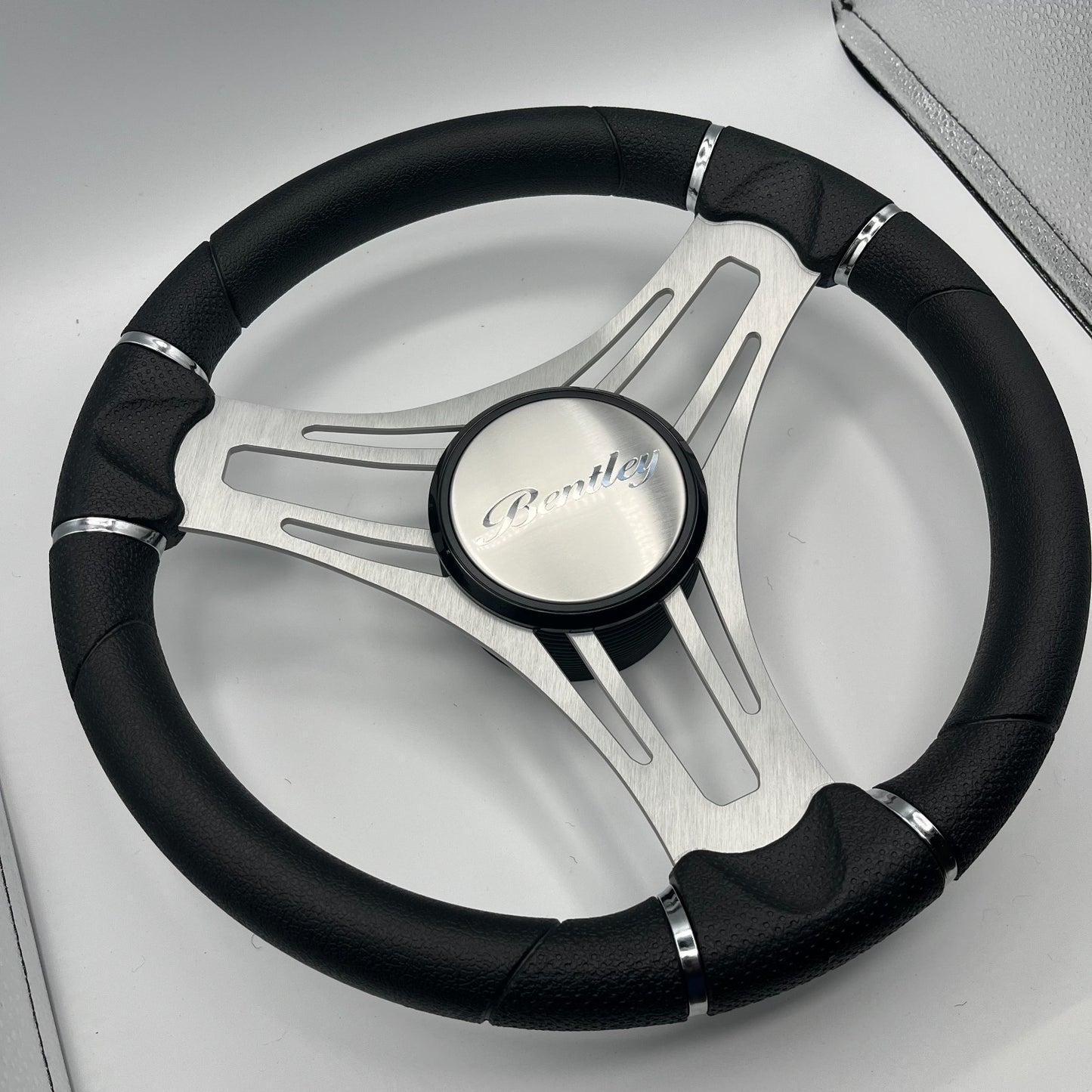 Verona Boat Steering Wheel Brushed Alum Spokes | Bentley