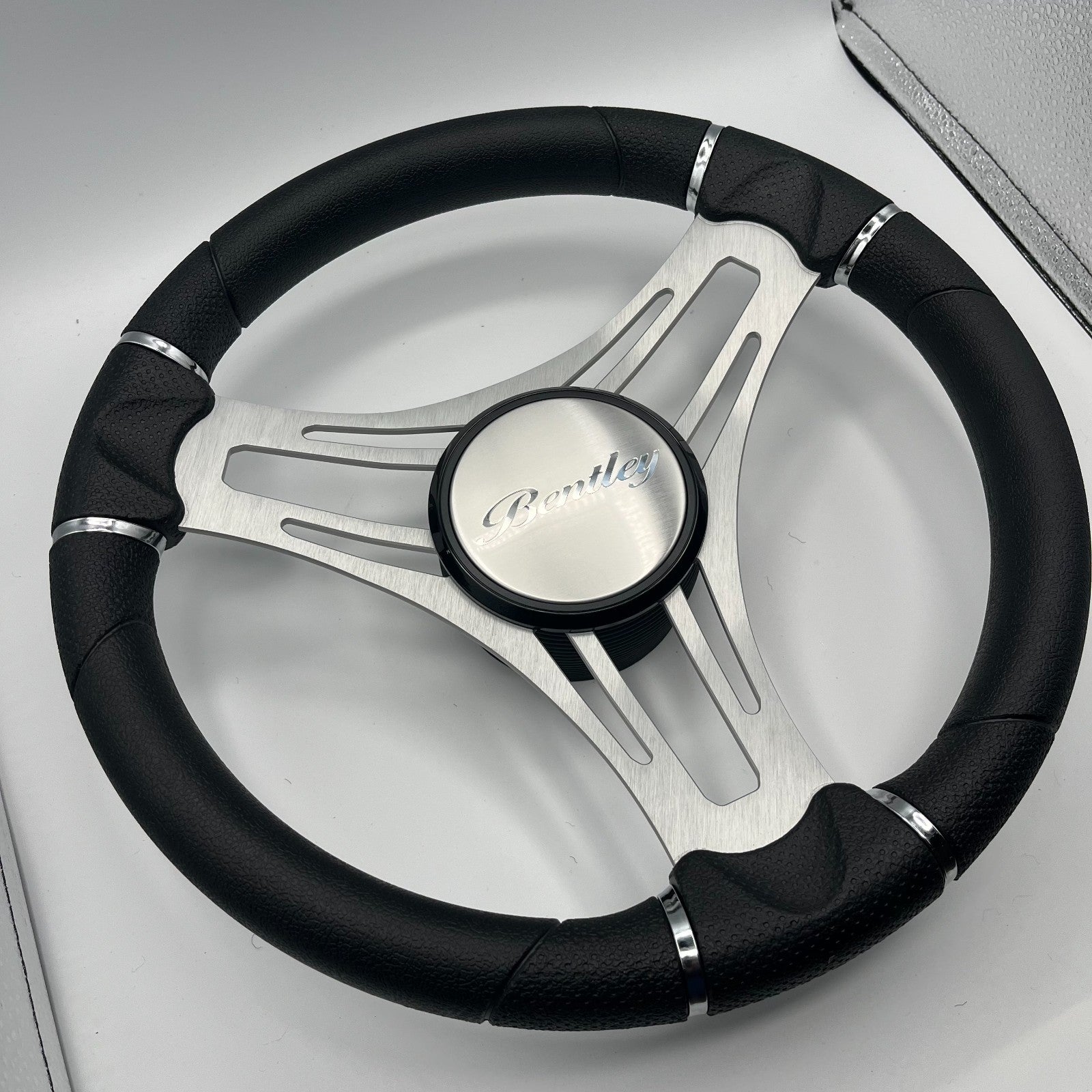 Verona Boat Steering Wheel Brushed Alum Spokes | Bentley