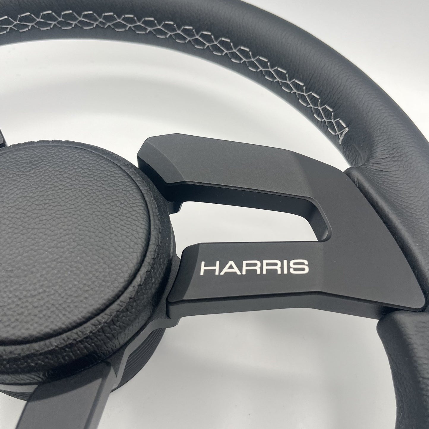 Gussi Italia Boat Sinel Steering Wheel Black Billet Aluminum Spoke | Harris