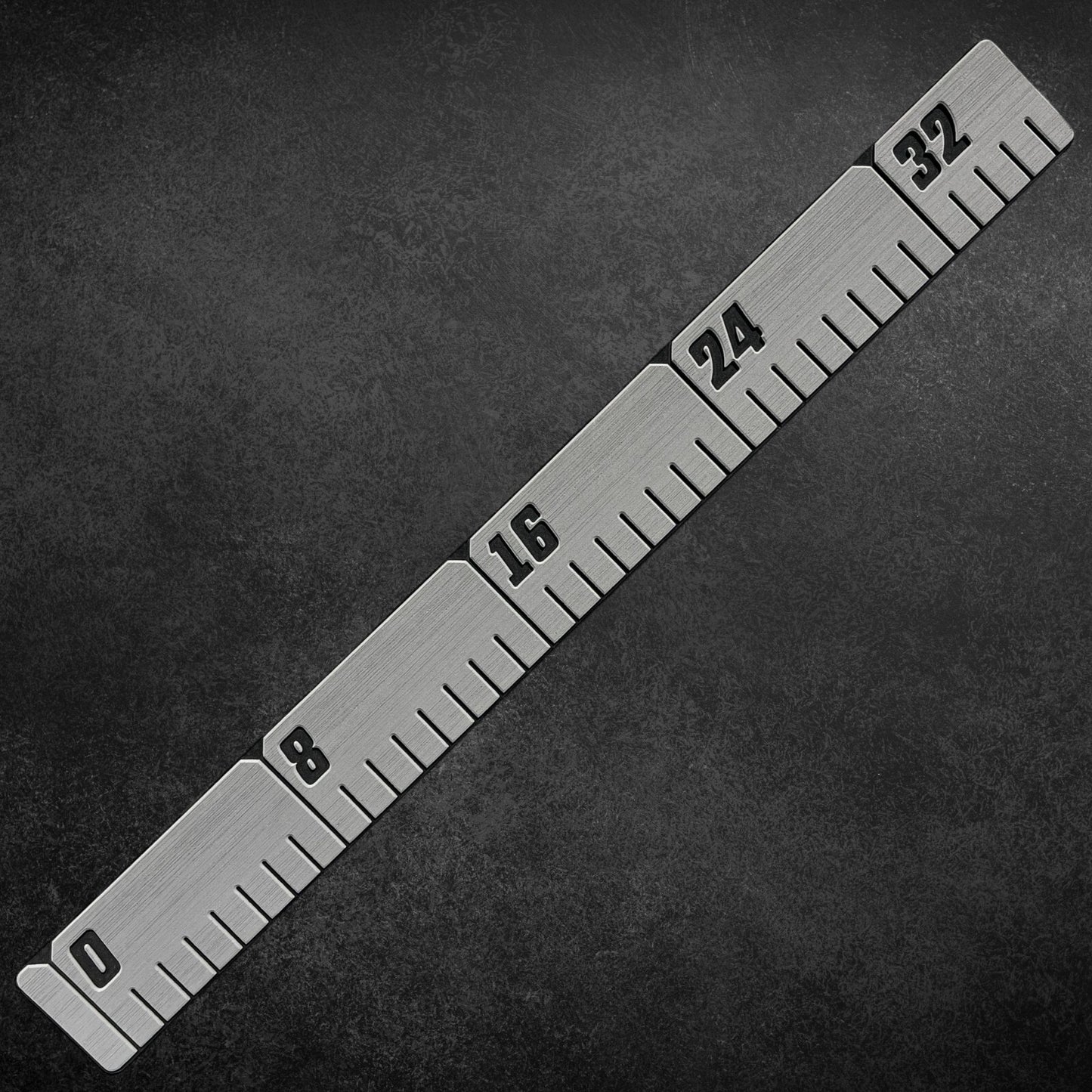 reFLEX | 36" Fish Ruler for Boats | Phoenix Grey over Aphotic Black - Routered