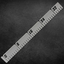reFLEX | 36" Fish Ruler for Boats | Phoenix Grey over Aphotic Black - Routered