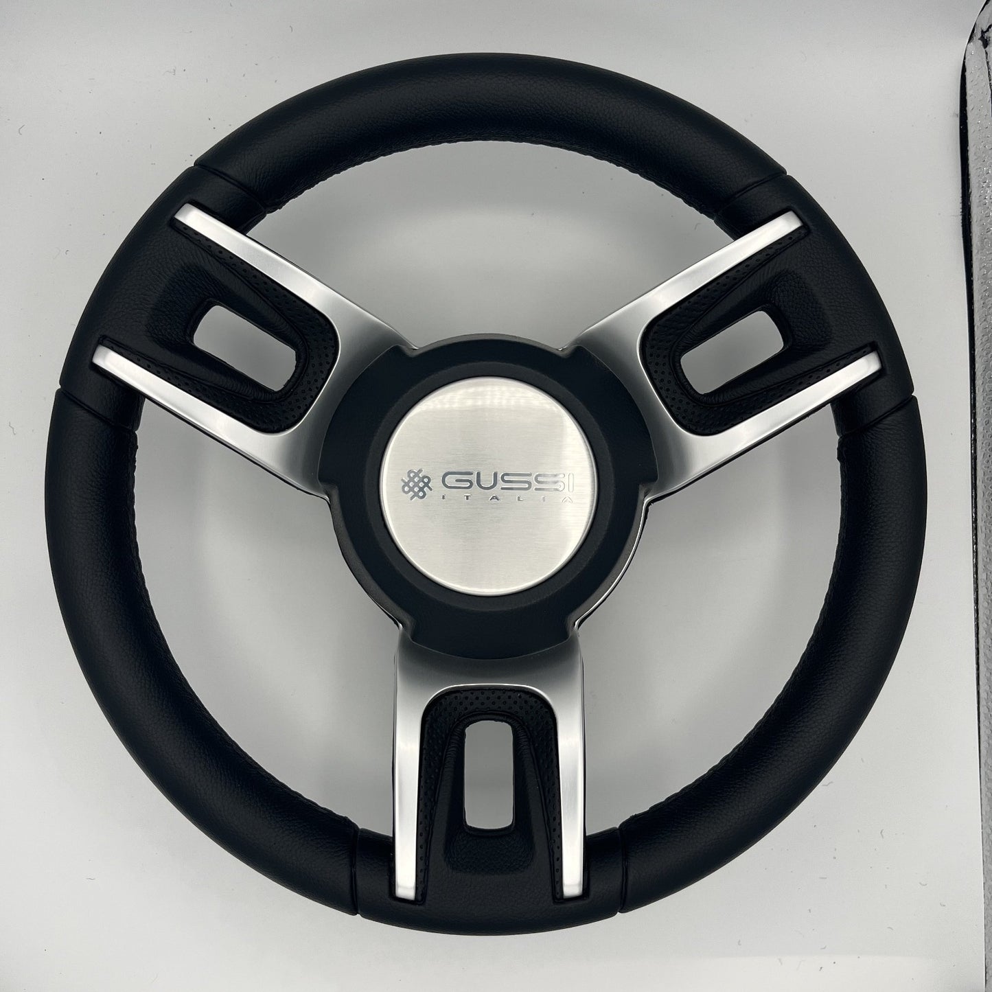 Gussi Italia Black Model 702 Steering Wheel | Gussi Italia